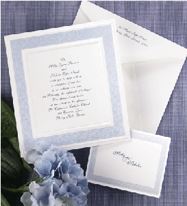 Periwinkle Wedding Invitation